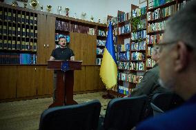 Zelensky Visits Zakarpattia Oblast