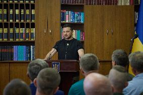 Zelensky Visits Zakarpattia Oblast