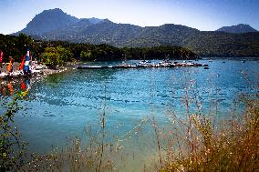 The Serre-Poncon Lake Is Almost Full After Last Year's Drought - France