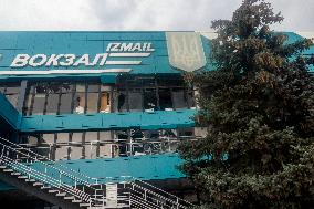 Aftermath of Russian attack on Izmail