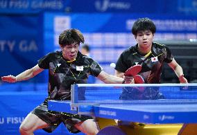 (Chengdu Universiade)CHINA-CHENGDU-WORLD UNIVERSITY GAMES-TABLE TENNIS (CN)