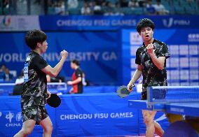 (Chengdu Universiade)CHINA-CHENGDU-WORLD UNIVERSITY GAMES-TABLE TENNIS (CN)