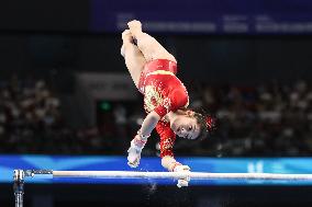 (Chengdu Universiade)CHINA-CHENGDU-WORLD UNIVERSITY GAMES-ARTISTIC GYMNASTICS (CN)