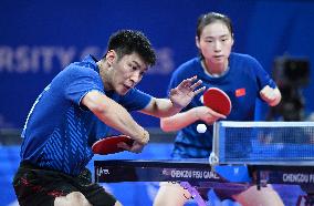 (Chengdu Universiade)CHINA-CHENGDU-WORLD UNIVERSITY GAMES-TABLE TENNIS (CN)