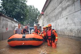 CHINA-HEBEI-ZHUOZHOU-FLOOD-RELIEF WORK (CN)