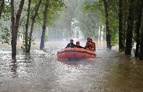 CHINA-HEBEI-ZHUOZHOU-FLOOD-RELIEF WORK (CN)