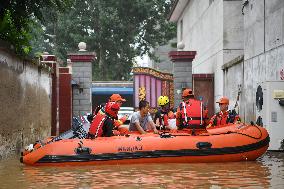 CHINA-HEBEI-ZHUOZHOU-FLOOD-RELIEF WORK (CN)