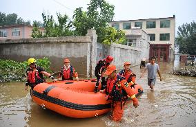 CHINA-HEBEI-ZHUOZHOU-FLOOD-RELIEF WORK (CN)