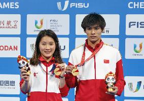 (Chengdu Universiade)CHINA-CHENGDU-WORLD UNIVERSITY GAMES-DIVING (CN)