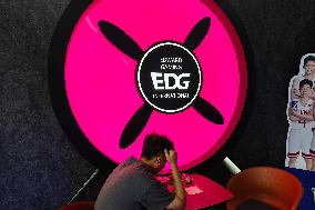 A Luckin EDG E-sports Themed Store in Shanghai