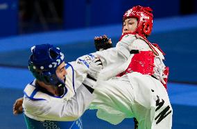 (Chengdu Universiade)CHINA-CHENGDU-WORLD UNIVERSITY GAMES-TAEKWONDO (CN)