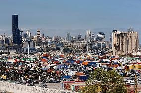 LEBANON-BEIRUT-PORT BLAST-THIRD ANNIVERSARY