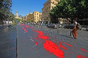 LEBANON-BEIRUT-PORT BLAST-THIRD ANNIVERSARY