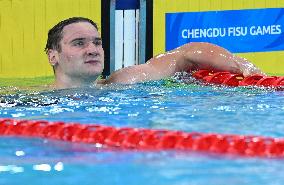 (Chengdu Universiade)CHINA-CHENGDU-WORLD UNIVERSITY GAMES-SWIMMING(CN)