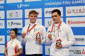 (Chengdu Universiade)CHINA-CHENGDU-WORLD UNIVERSITY GAMES-DIVING (CN)