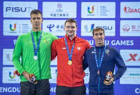 (Chengdu Universiade)CHINA-CHENGDU-WORLD UNIVERSITY GAMES-SWIMMING (CN)