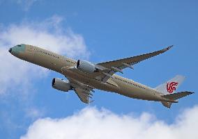 Air China A350-941 first flight at Toulouse Blagnac airport