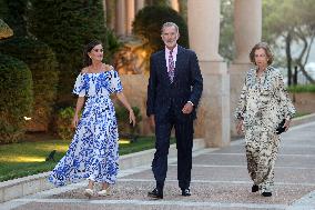 Royals Host Dinner For Authorities - Palma De Mallorca