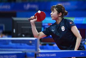 (Chengdu Universiade)CHINA-CHENGDU-WORLD UNIVERSITY GAMES-TABLE TENNIS(CN)