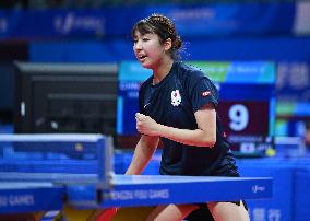 (Chengdu Universiade)CHINA-CHENGDU-WORLD UNIVERSITY GAMES-TABLE TENNIS(CN)