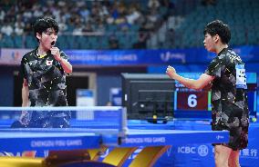 (Chengdu Universiade)CHINA-CHENGDU-WORLD UNIVERSITY GAMES-TABLE TENNIS(CN)