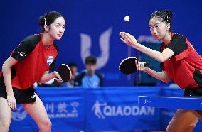 (Chengdu Universiade)CHINA-CHENGDU-WORLD UNIVERSITY GAMES-TABLE TENNIS(CN)