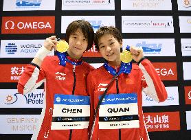 (SP)GERMANY-BERLIN-DIVING-WORLD CUP-SUPER FINAL-WOMEN'S SYNCHRONIZED 10M PLATFORM