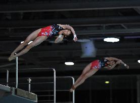 (SP)GERMANY-BERLIN-DIVING-WORLD CUP-SUPER FINAL-WOMEN'S SYNCHRONIZED 10M PLATFORM