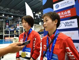 (SP)GERMANY-BERLIN-DIVING-WORLD CUP-SUPER FINAL-WOMEN'S SYNCHRONIZED 10M PLATFORM