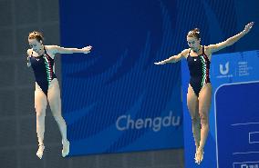 (Chengdu Universiade)CHINA-CHENGDU-WORLD UNIVERSITY GAMES-DIVING (CN)