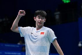 (Chengdu Universiade)CHINA-CHENGDU-WORLD UNIVERSITY GAMES-BADMINTON (CN)