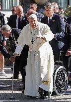 Pope Francis In The Serafina Neighborhood - Lisbon