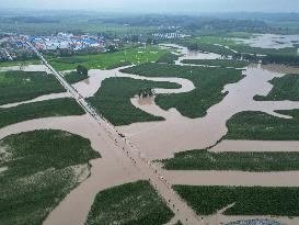 CHINA-JILIN-SHULAN-FLOOD-EVACUATION (CN)