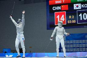 (Chengdu Universiade)CHINA-CHENGDU-WORLD UNIVERSITY GAMES-FENCING (CN)