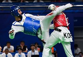 (Chengdu Universiade)CHINA-CHENGDU-WORLD UNIVERSITY GAMES-TAEKWONDO (CN)