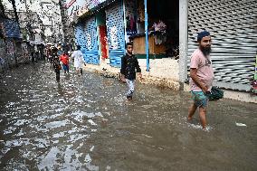 Heavy Downpour In Dhaka