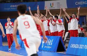 (Chengdu Universiade)CHINA-CHENGDU-WORLD UNIVERSITY GAMES-BASKETBALL (CN)