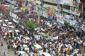 BNP Rally To Protest The Verdict Against Tarique Rahman - Dhaka