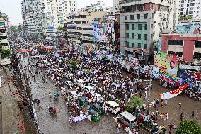 BNP Rally To Protest The Verdict Against Tarique Rahman - Dhaka