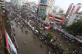 BNP Rally To Protest The Verdict Against Tarique Rahman - Dhaka