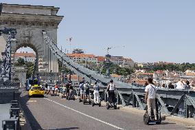 HUNGARY-BUDAPEST-CHAIN BRIDGE-REOPEN