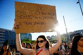 Protest Against World Youth Day - Lisbon