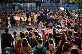 Protest Against World Youth Day - Lisbon