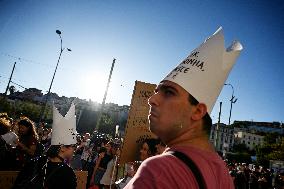 Protest Against World Youth Day - Lisbon