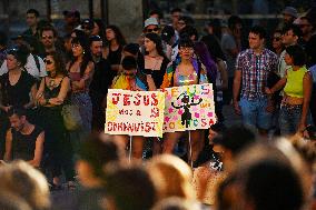 Protest Against World Youth Day - Lisbon