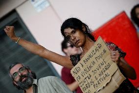 Protest Against World Youth Day - Lisbon