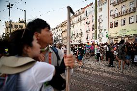 Protest Against World Youth Day - Lisbon