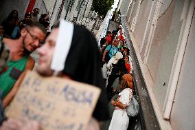 Protest Against World Youth Day - Lisbon