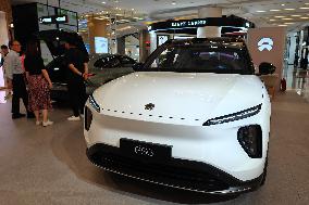 Customers Shop At NIO Store in Shanghai