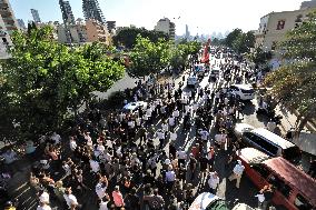 LEBANON-BEIRUT PORT BLASTS-ANNIVERSARY-MARCH